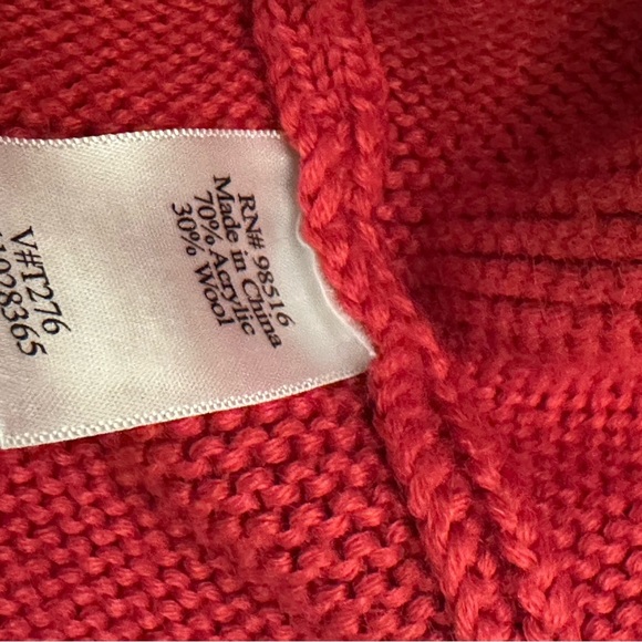 Coldwater Creek Women’s short sleeve turtleneck sweater size Large Pink - Picture 7 of 11